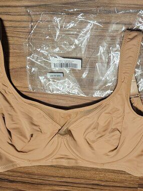 Brand new SCULPTD cooling full coverage minimizer bra in coffee/beige color 42F.